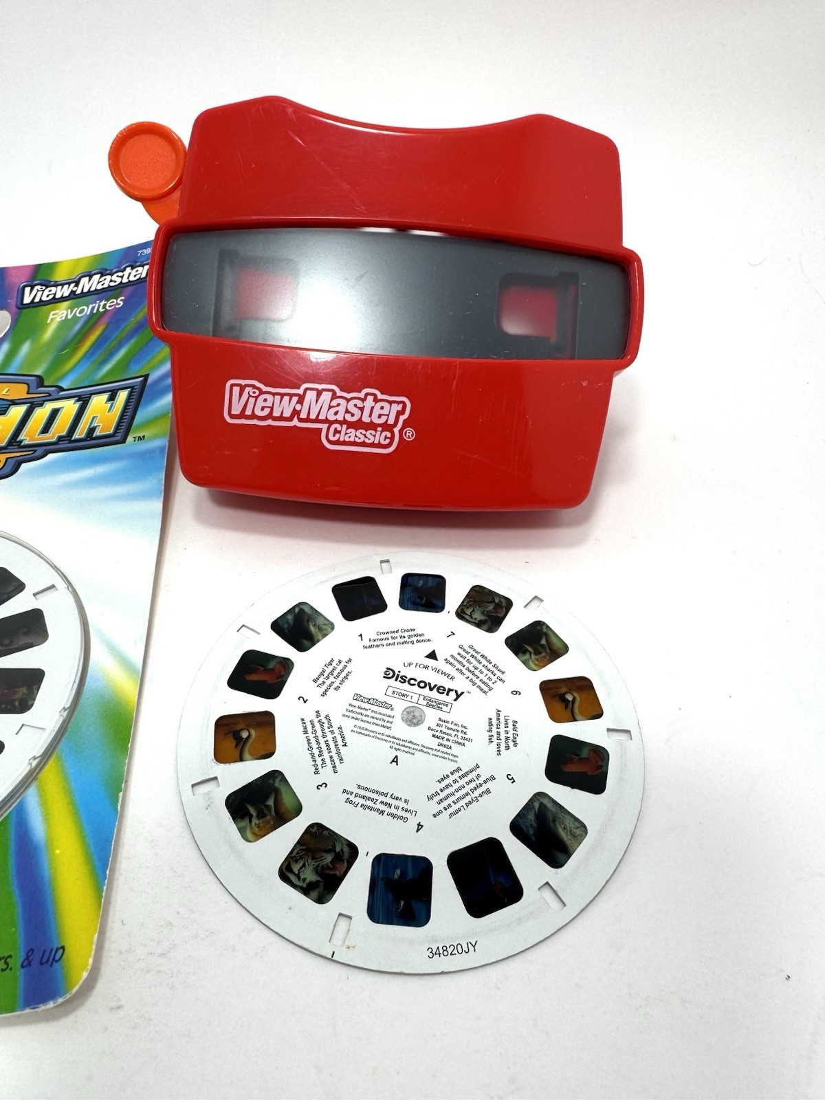 digimon view master 3D reels fox kids vintage new/sealed W/ Others