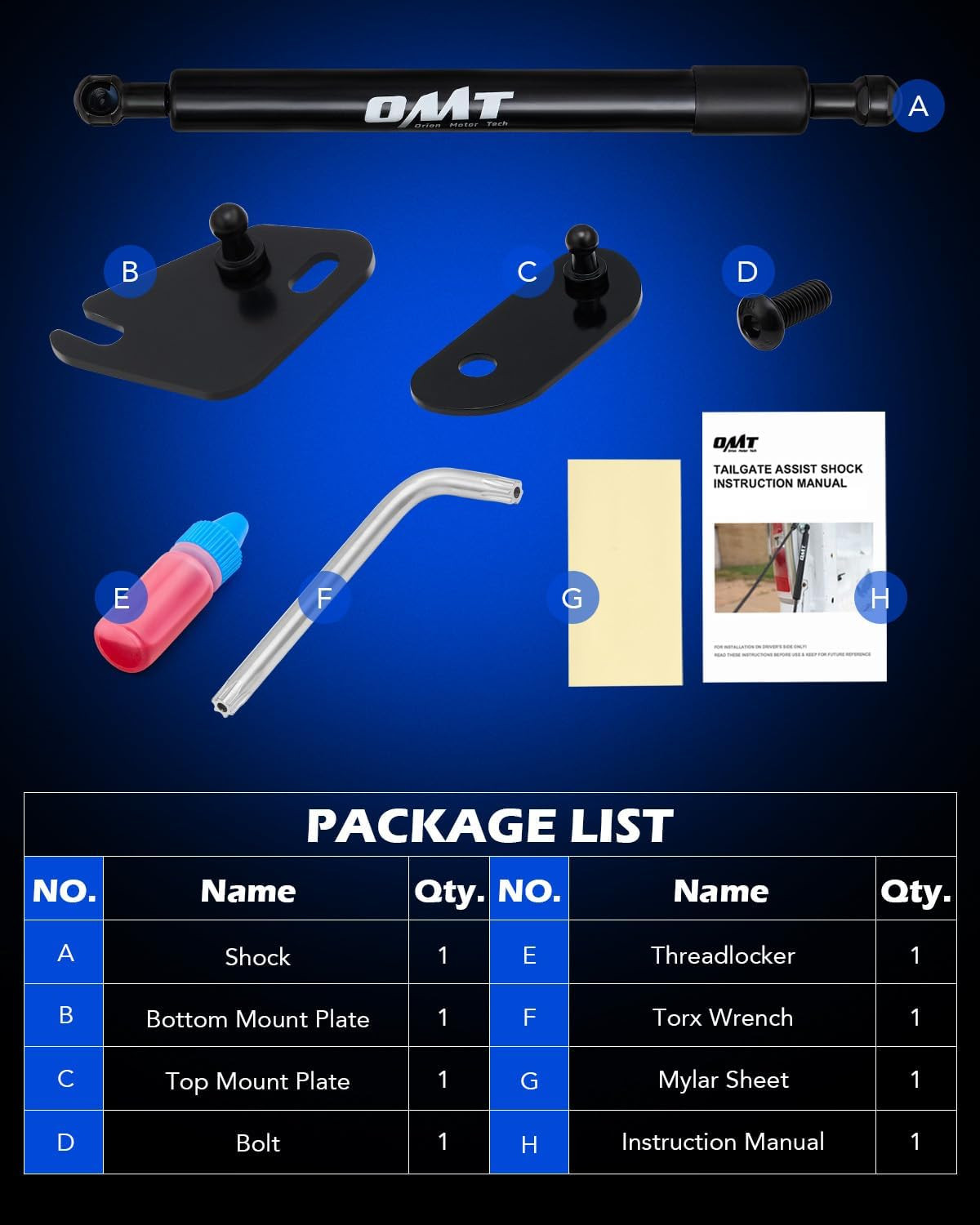 Compatible with 15-25 F150 Tailgate Assist Accessories, Truck Tail Gate Lift Ass