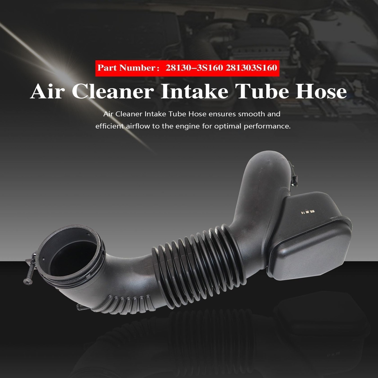 FZJDSD Air Cleaner Intake Tube Hose Compatible with Hyundai Sonata 2.4L 2011 …
