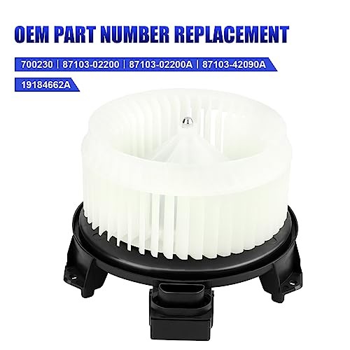 AC Blower Motor with Fan Fits for Toyota Corolla (with Manual AC) RAV4 RAV 4