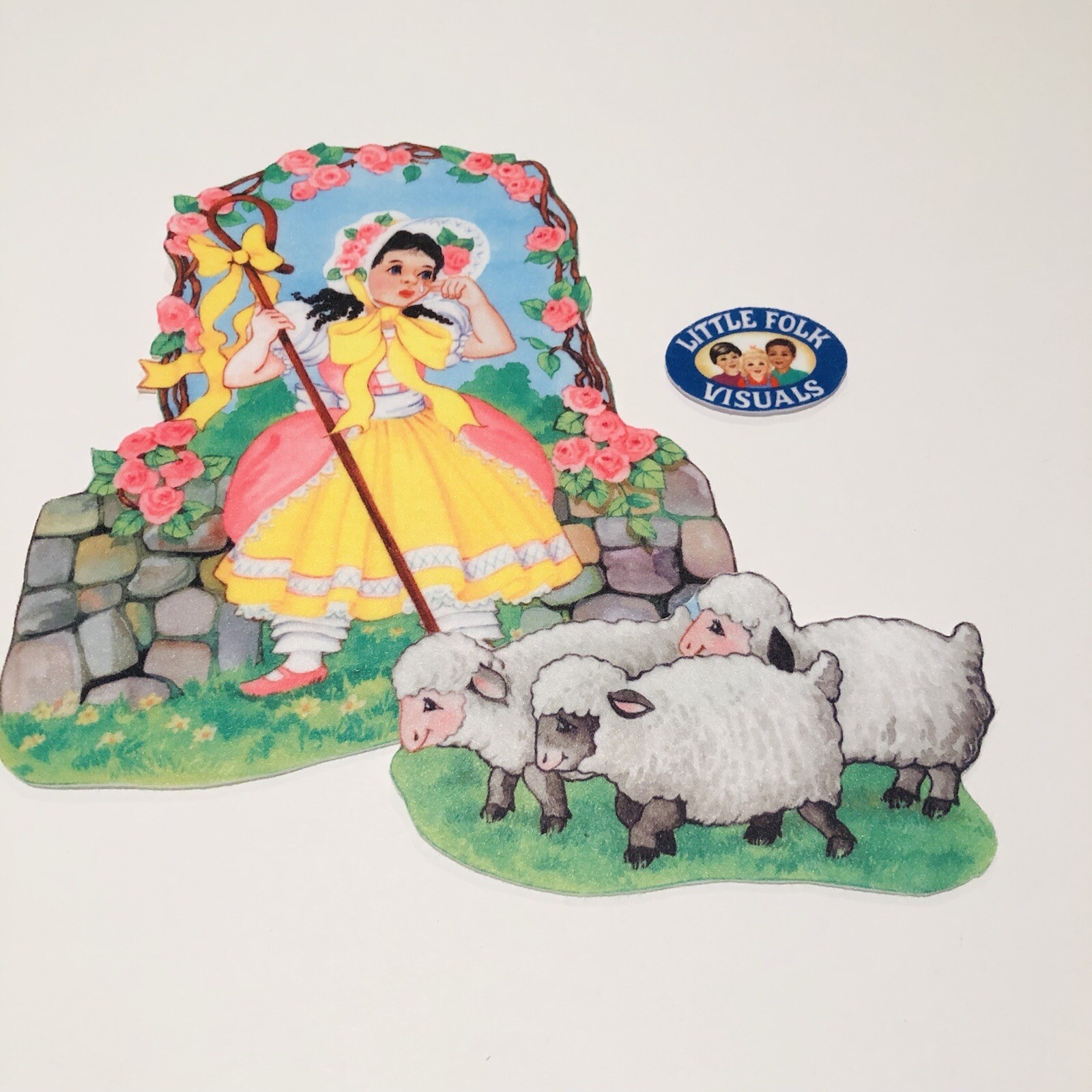 Little Folks Visuals Felt Nursery Rhymes 3 Mother Goose Little Bo Peep Shapes
