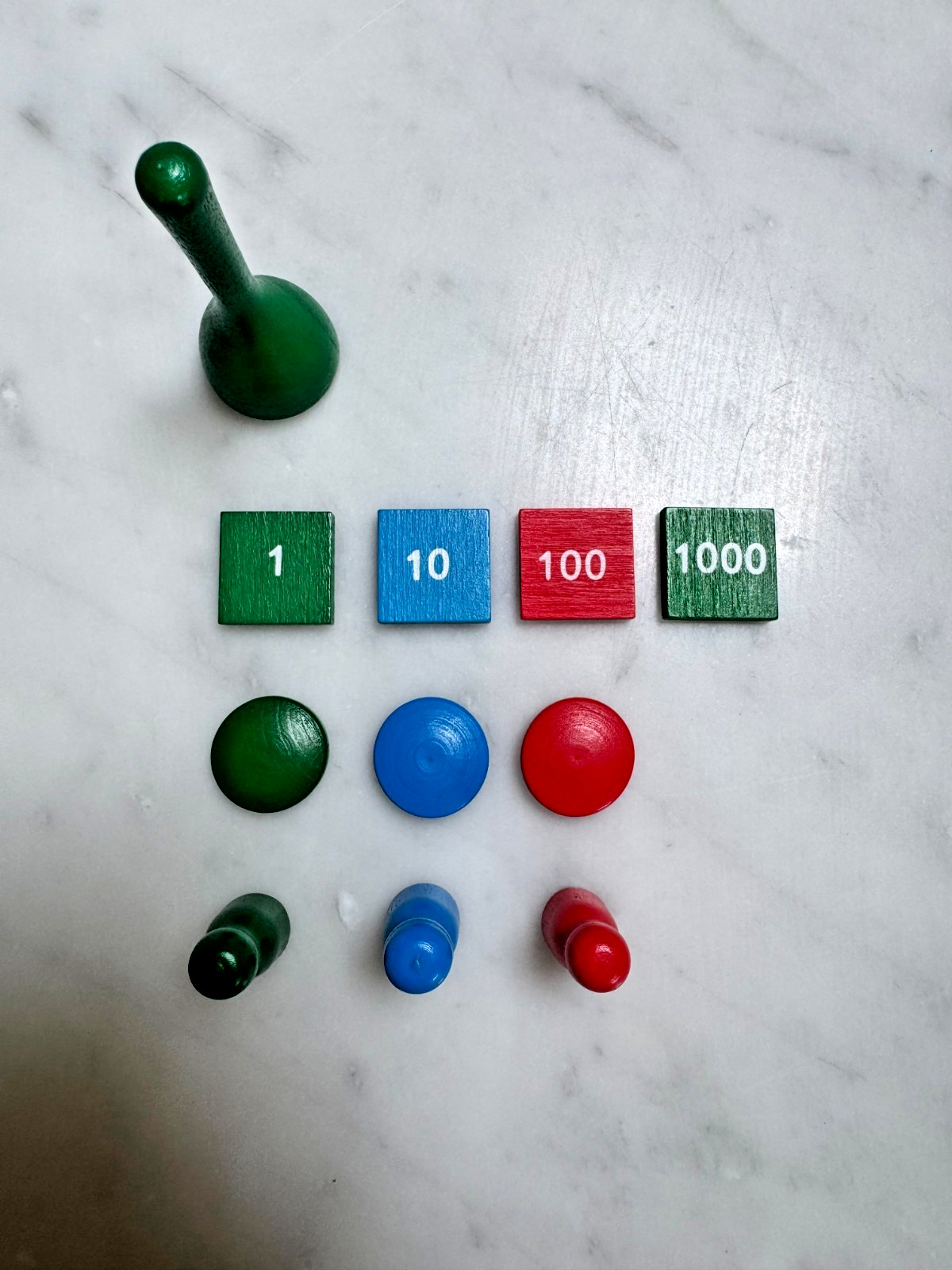 Montessori Stamp Game Math Material – Kids Early Development