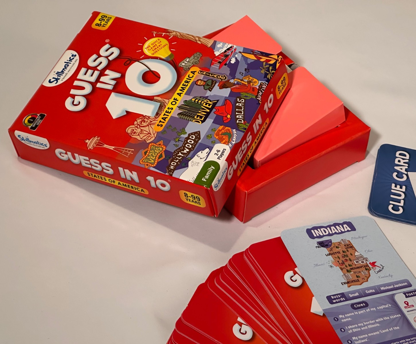 Skillmatics Guess In 10 Educational Game States Of America *NEW*
