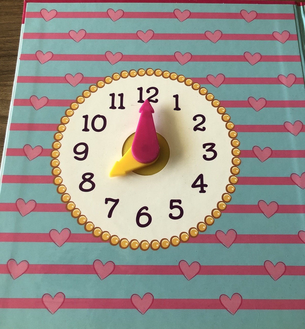 Fancy Nancy Tells Time Hard Back Board Book Educational Toys 4+ Homeschool Aid