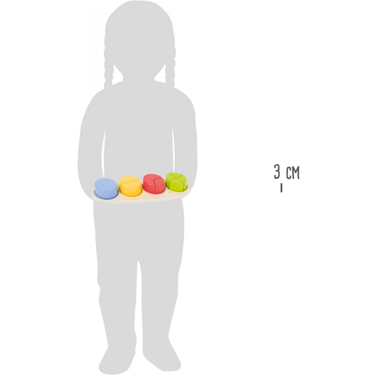 SmallFoot – Educational Fraction Inset Puzzle – 11102