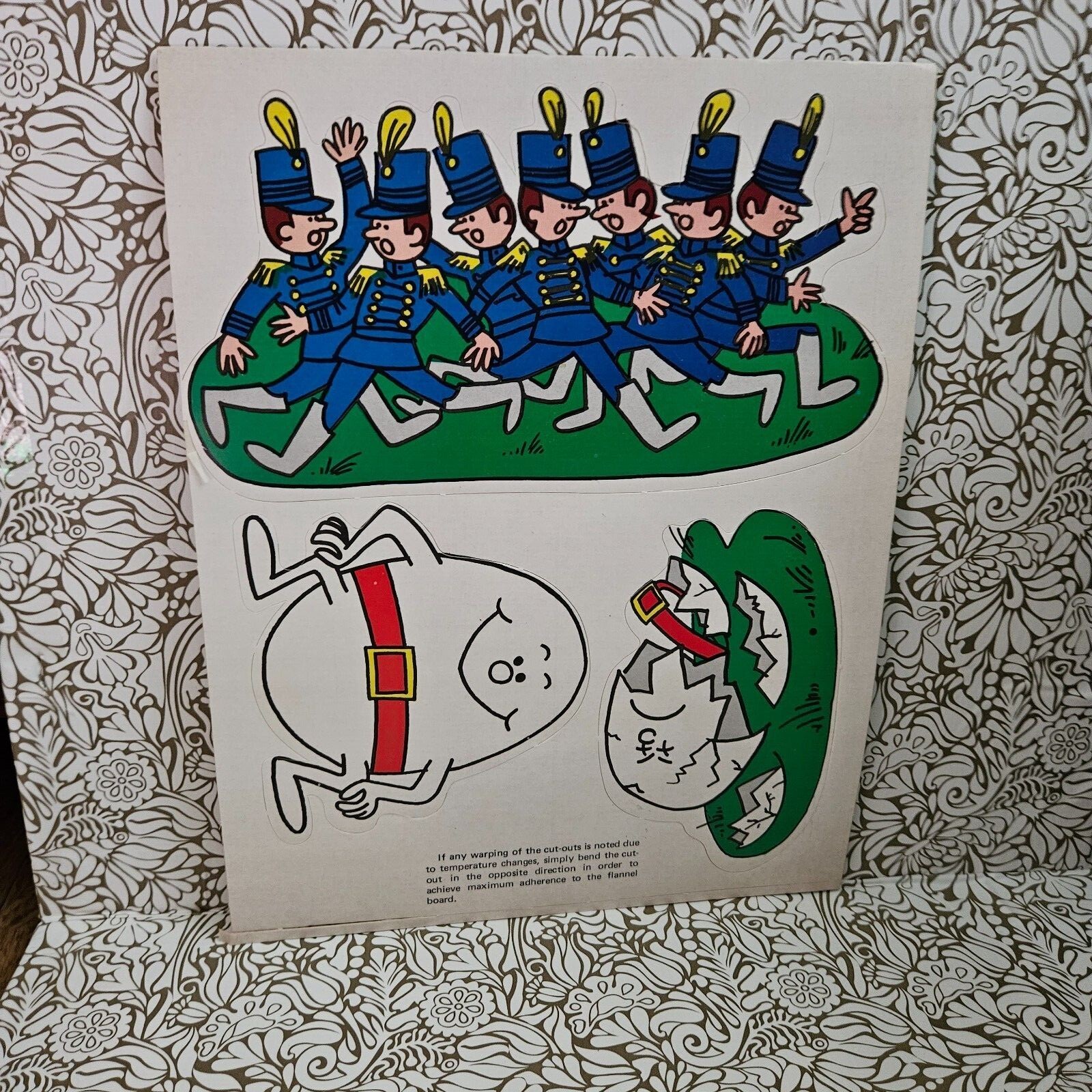 Vintage Mother Goose Rhymes Flannel board NIP cutouts Teacher Preschool Literacy
