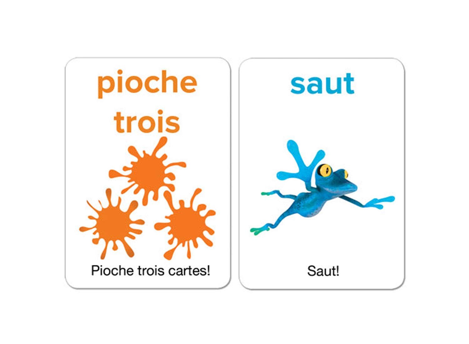 French Language Learning Card Game Educational Fun Tabletop 54 Cards