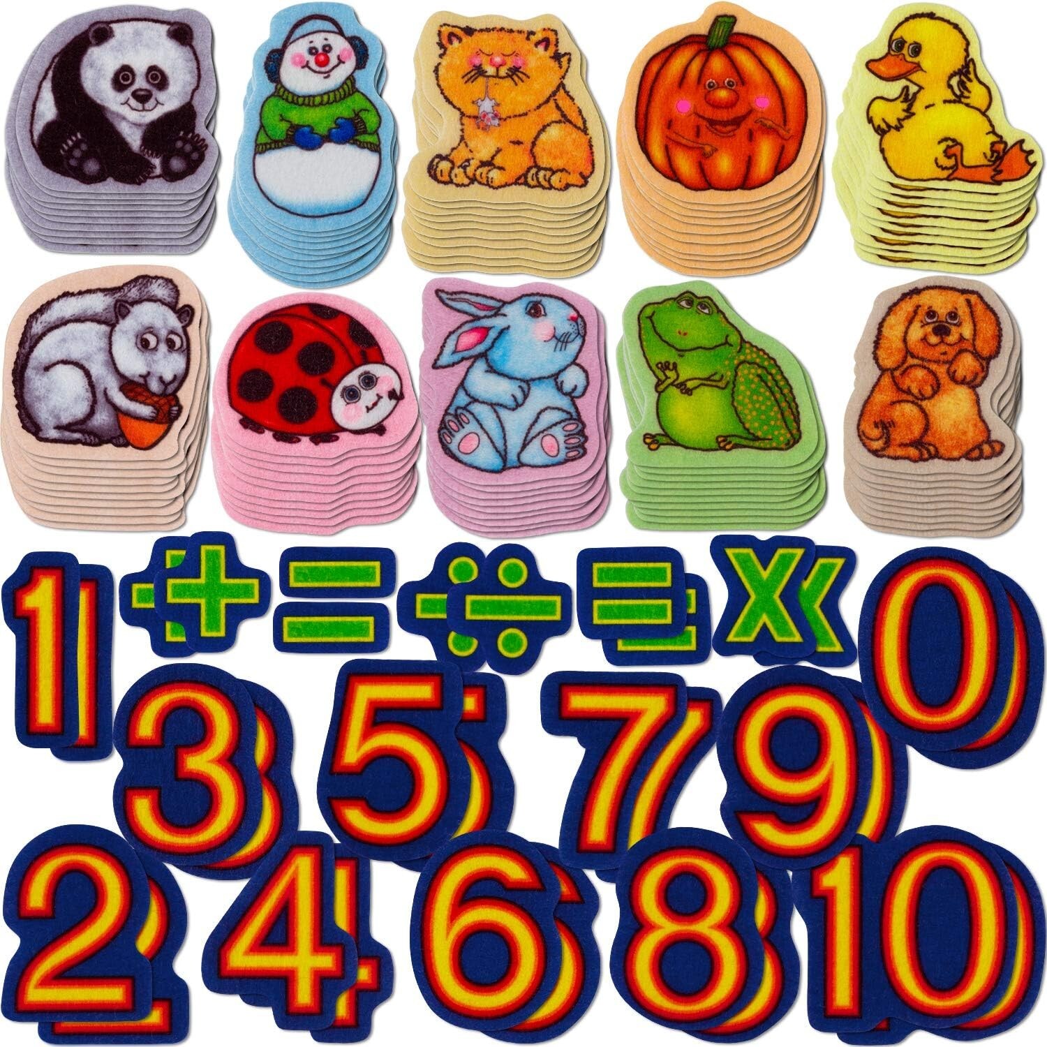 Little Folk Visuals Beginner’s Counting Set Precut Flannel/Felt Board Figures