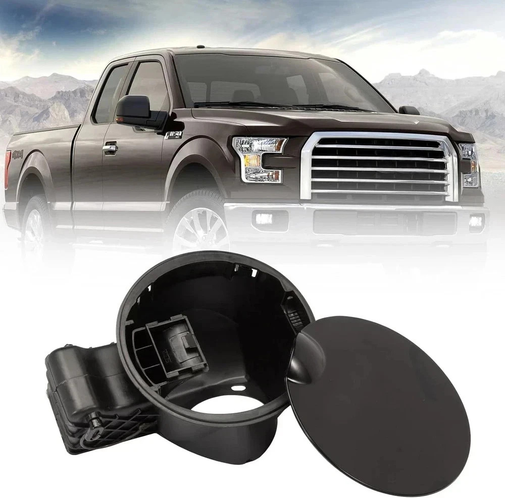 Fuel Filler Gas Cap Door Lid Housing & Door Cap kit Fits For 2004-2008 F150,