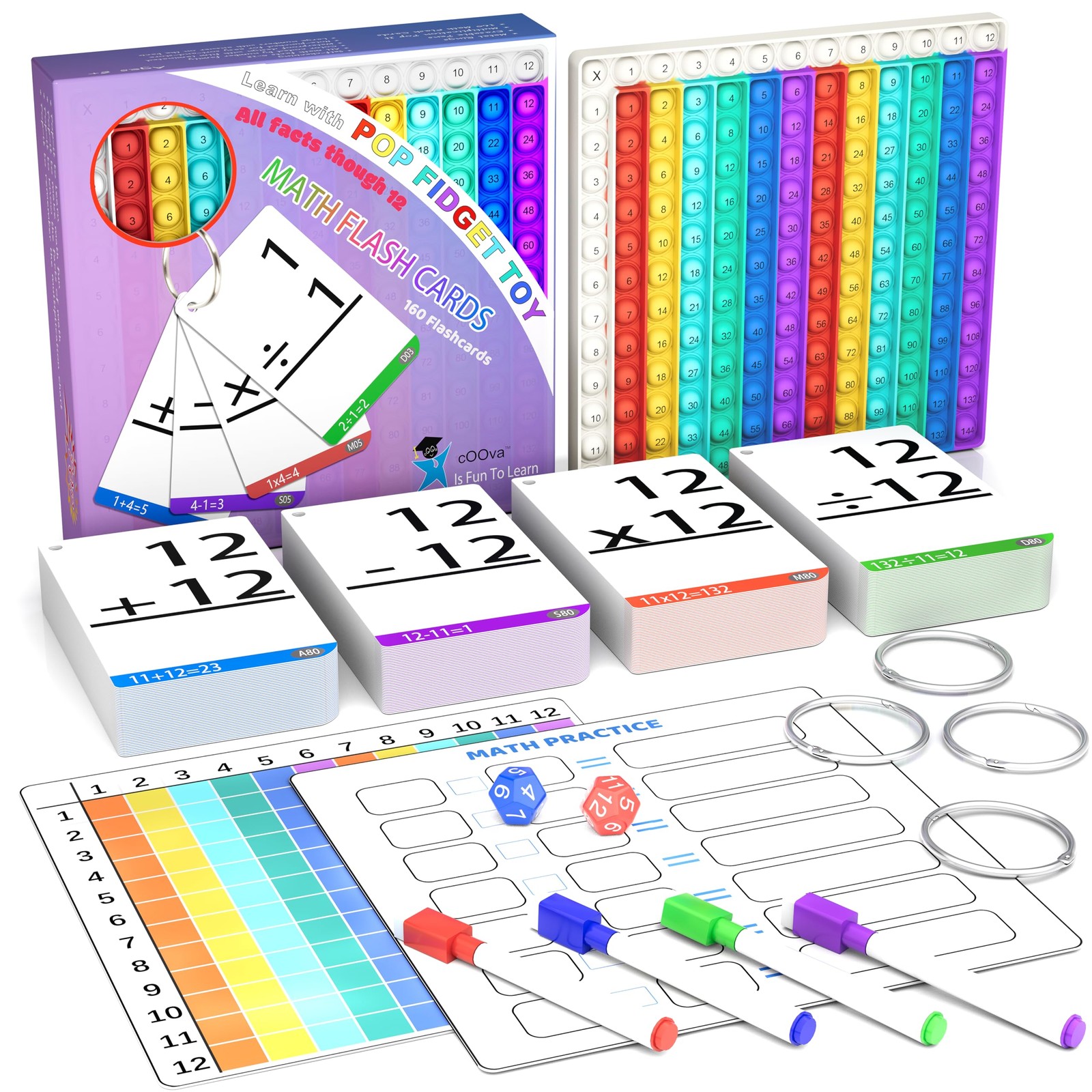 Engaging Math Games for Kids: Flash Cards for Addition, Subtraction, and More