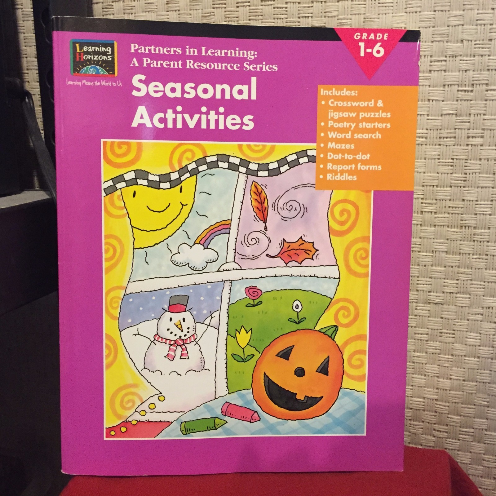 Learning Horizons Seasonal Activities Grade 1-6 Partners In Learning Free Ship