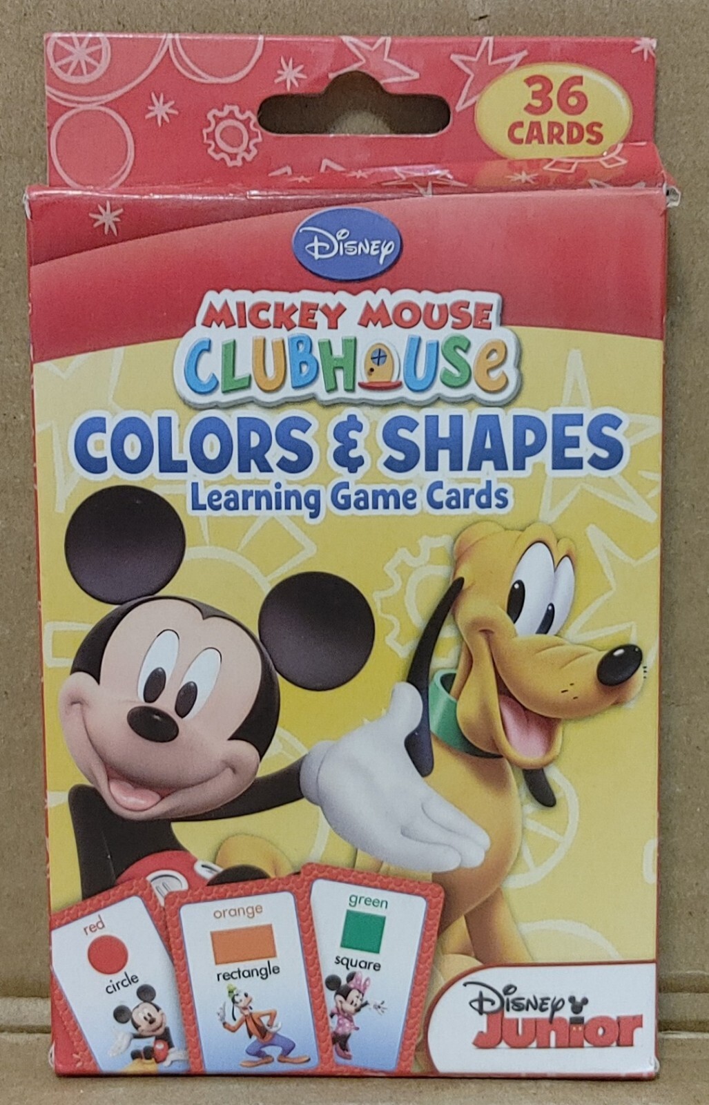 Mickey Mouse Clubhouse Colors & Shapes 36 Learning Cards