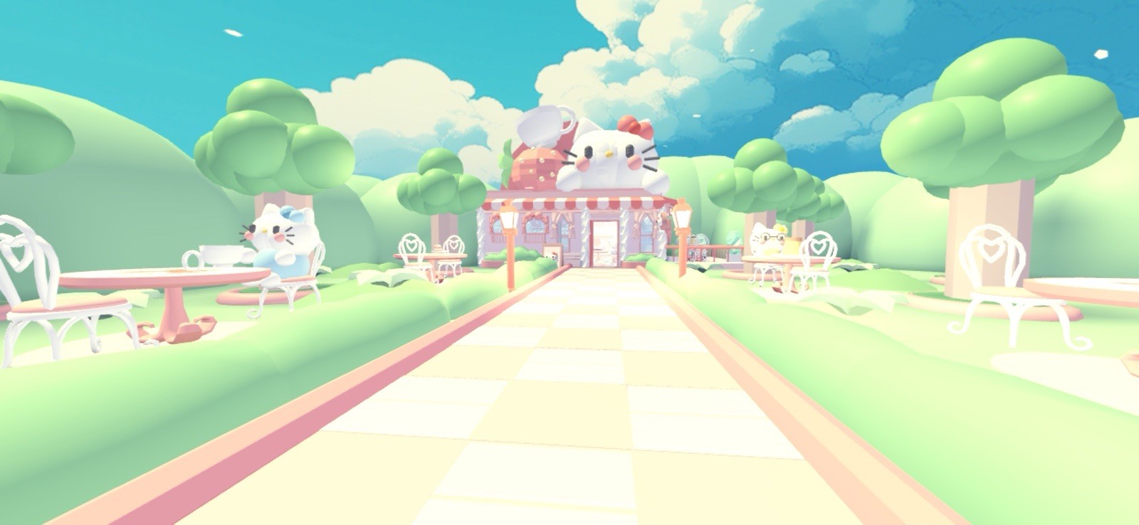 Hello Kitty Themed Cafe❤️Glitch Build House ❤️ Adopt Me Home