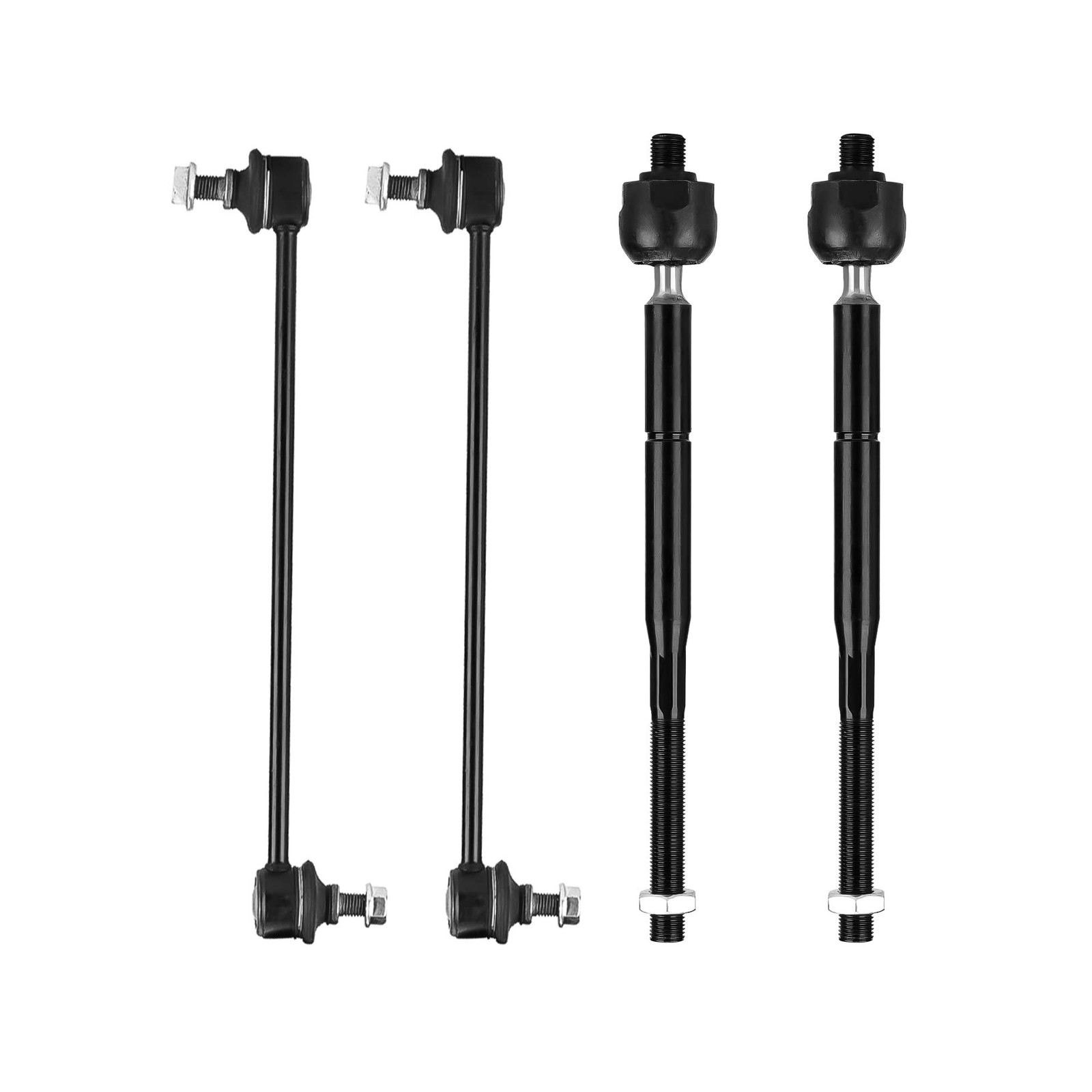 8 PCS Front Suspension Kit Lower Control Arms w/Ball Joints Sway Bar Tie Rod …