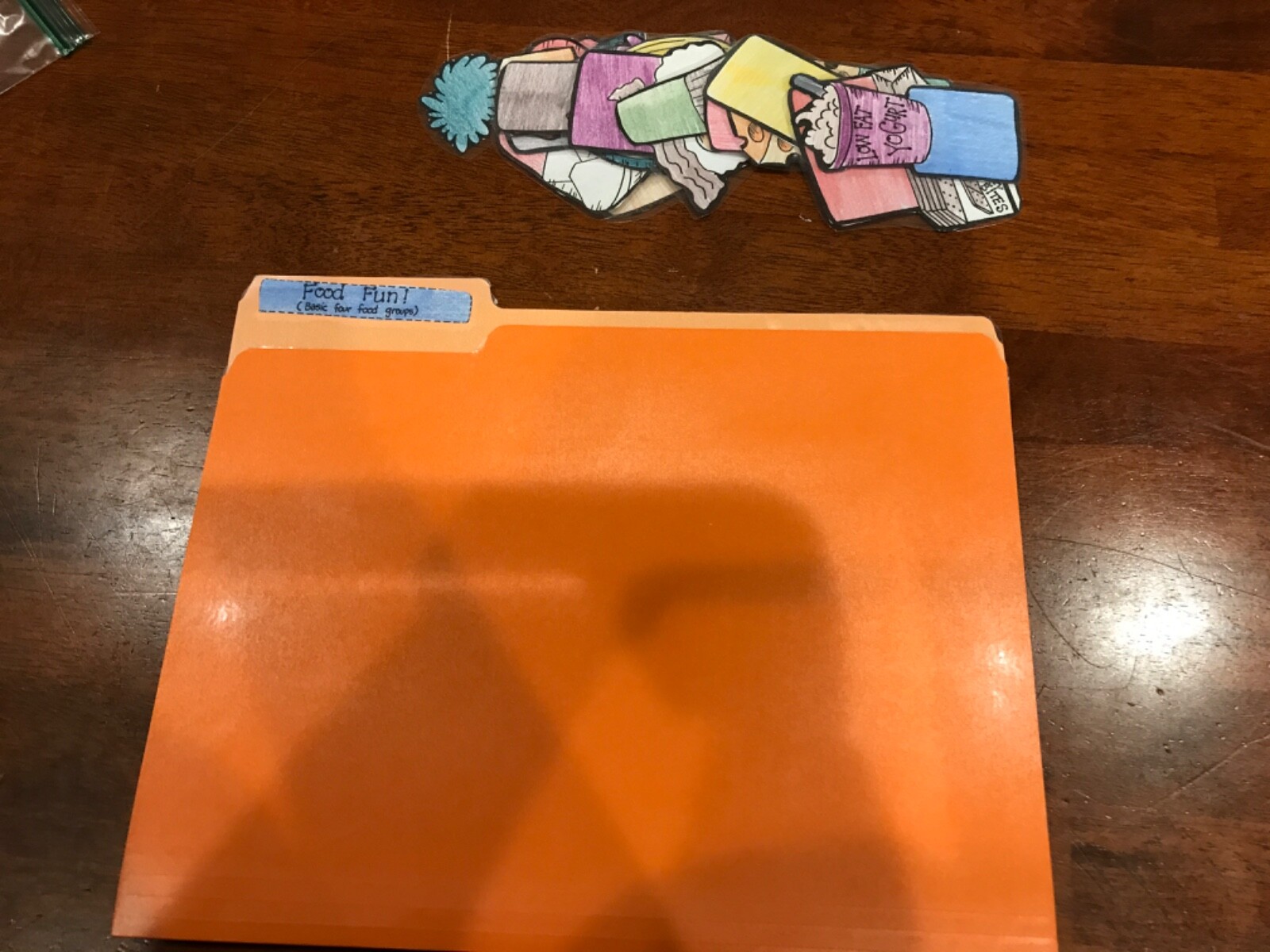 Food Fun! Food Groups science grades k-2 file folder game