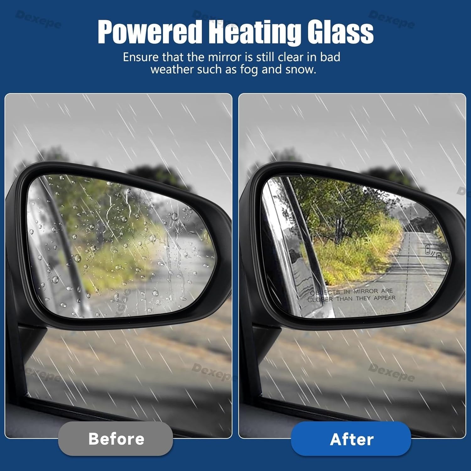 Passenger Side Mirror Assembly Compatible with Lexus RX 350 350L 450h 450hL 2…