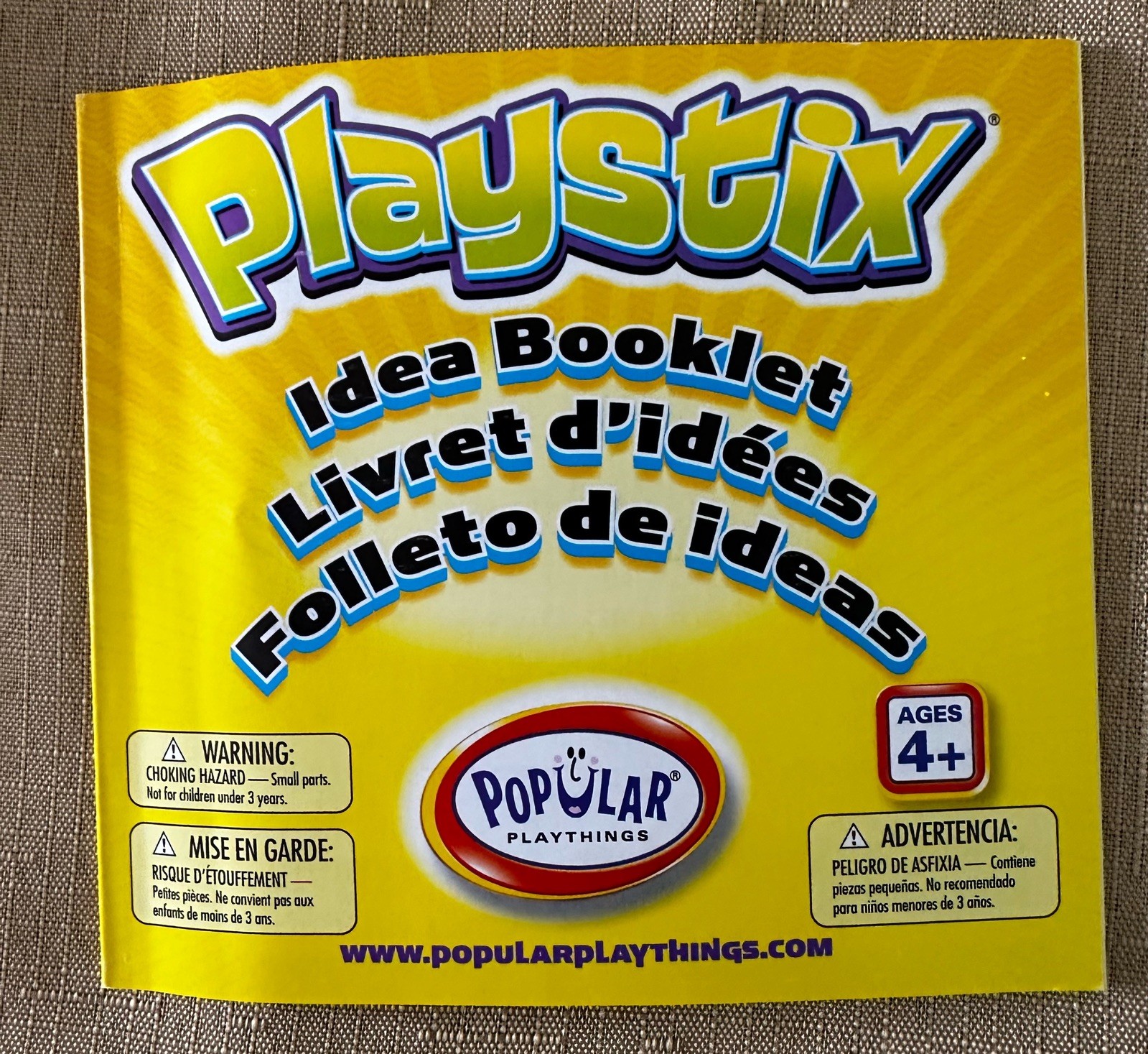 Popular Playthings Playstix 150-Piece Set-NO BOX (Bin9)