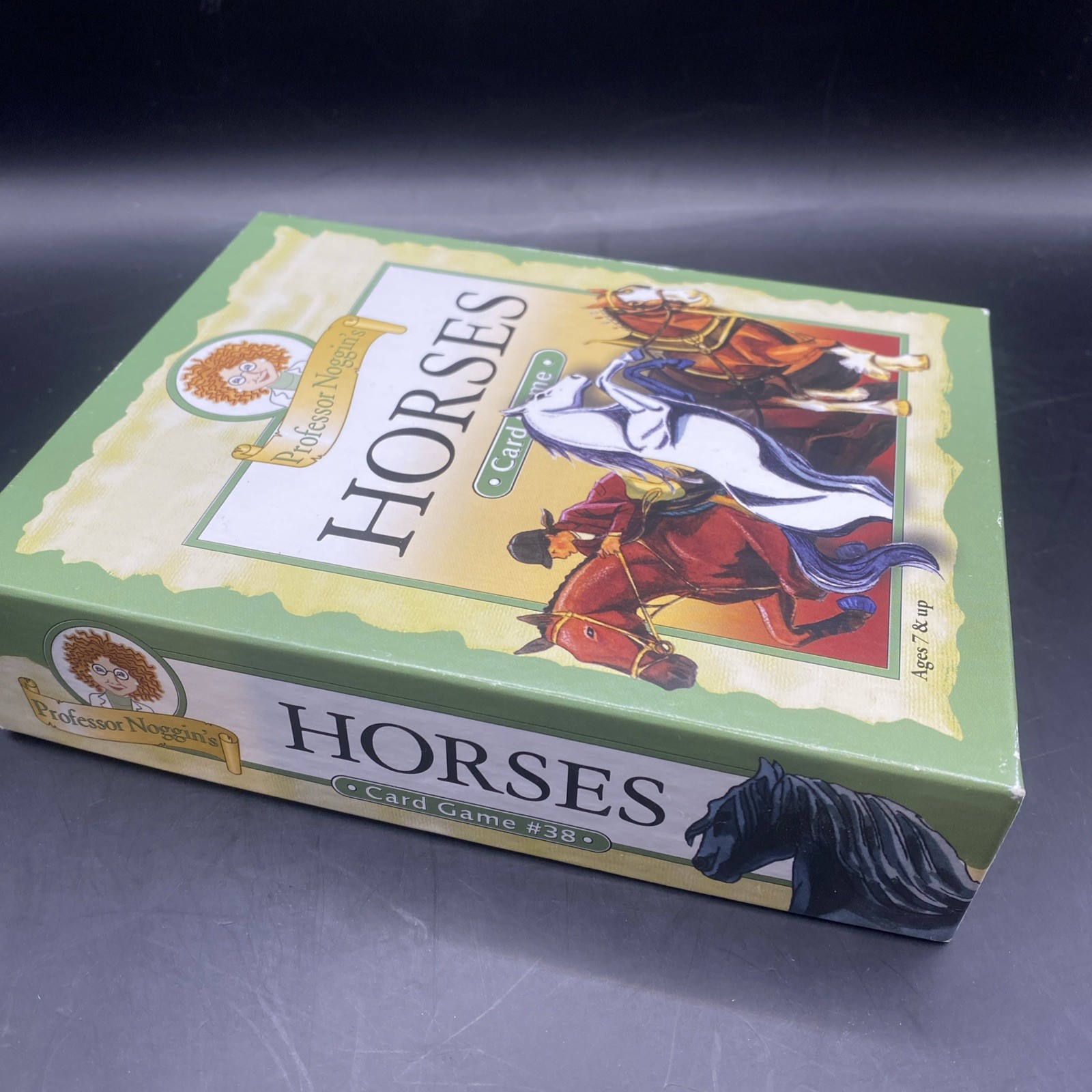 Professor Noggin’s Horses Card Game, Outset Media, Educational Trivia Kids -Rare