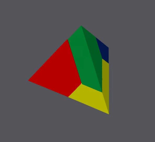 Tetrahedron Pyramid Puzzle 4-Piece – Hard Brain Teaser, Great Gift For