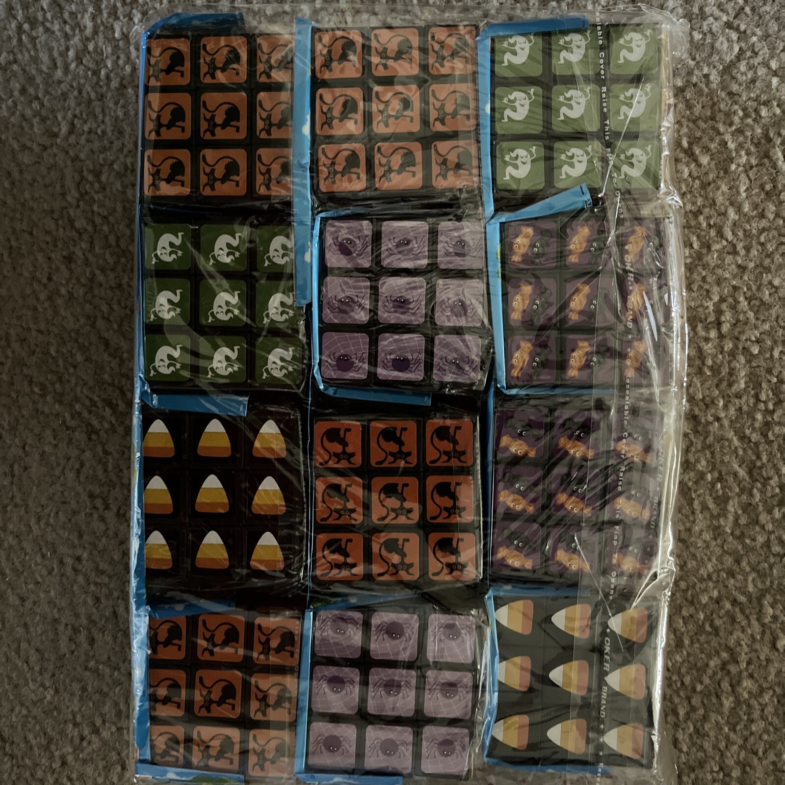 Halloween Puzzle Cubes 2.2”