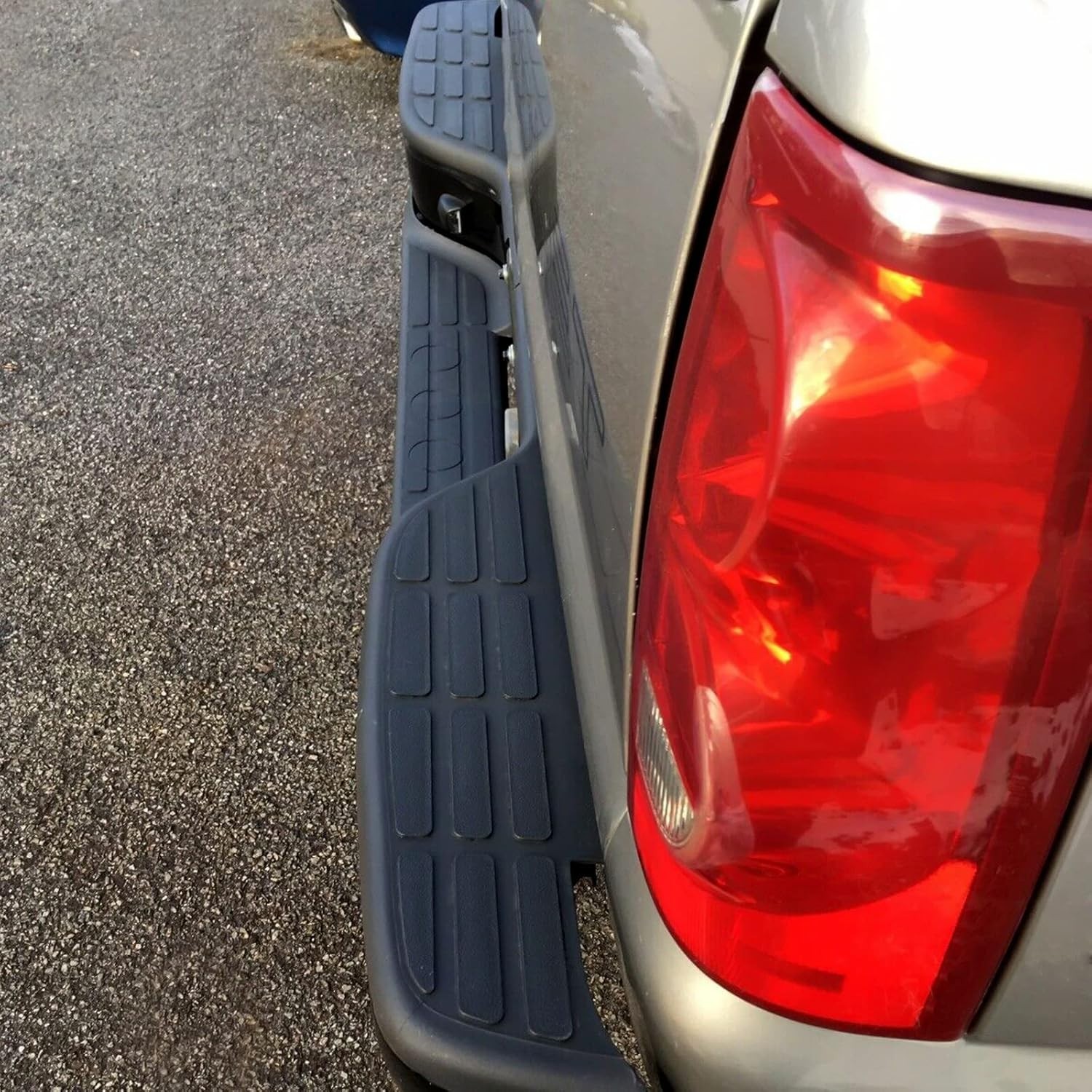 ECOTRIC Rear Step Bumper Compatible with 1999-2007 Chevy Chevrolet Silverado GMC
