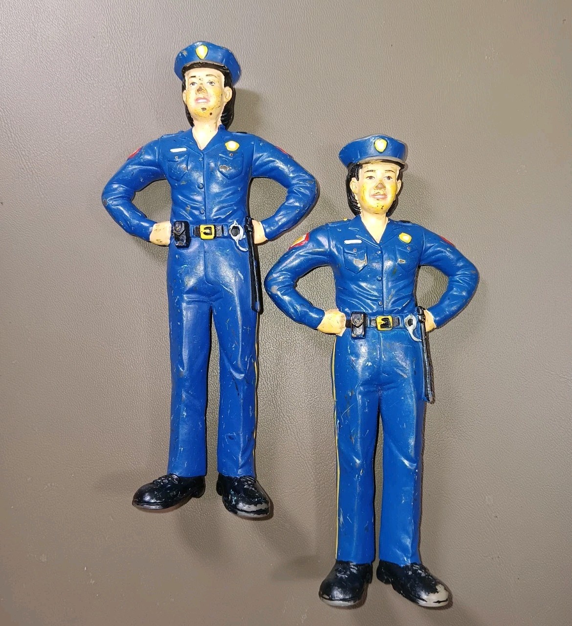 Lakeshore Police Officer Woman Figures Set Of 2 Cop Community Helper 5” Mini
