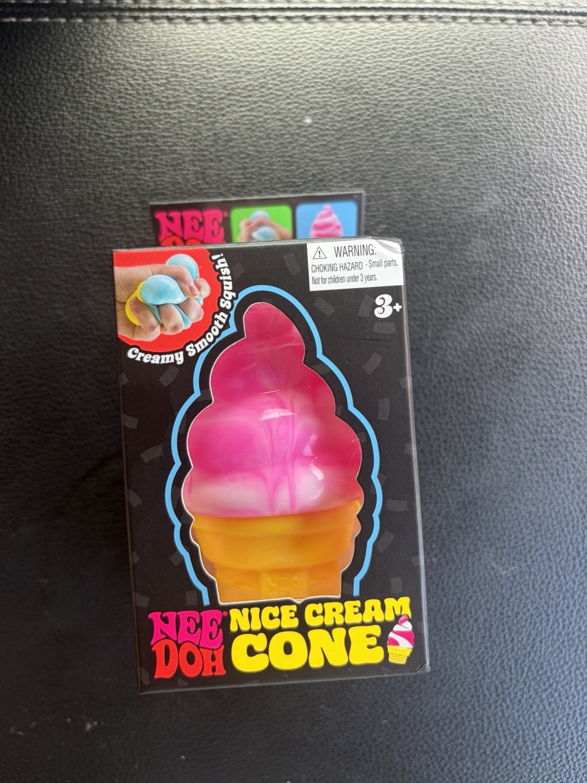 Pink Needoh Nice Cream Cone New in Box Ice Cream Squish toy