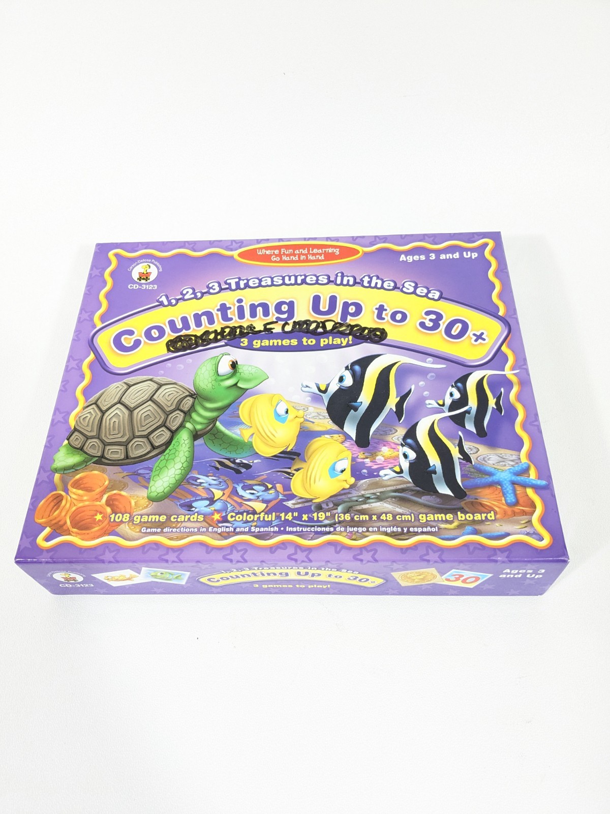 1-2-3 Treasures in the Sea Counting Up to 30 Learn Numbers Educational Game