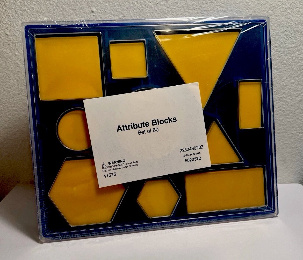 New Sealed Attribute Blocks Set of 60 Blocks (BRAND NEW)