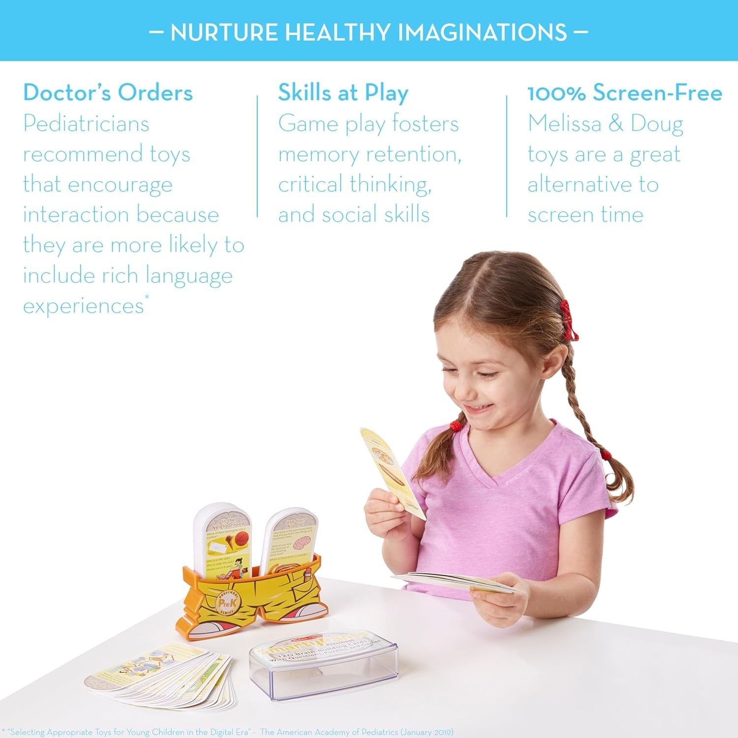 Melissa & Doug Smarty Pants Card Set Educational Activity with 120 Questions