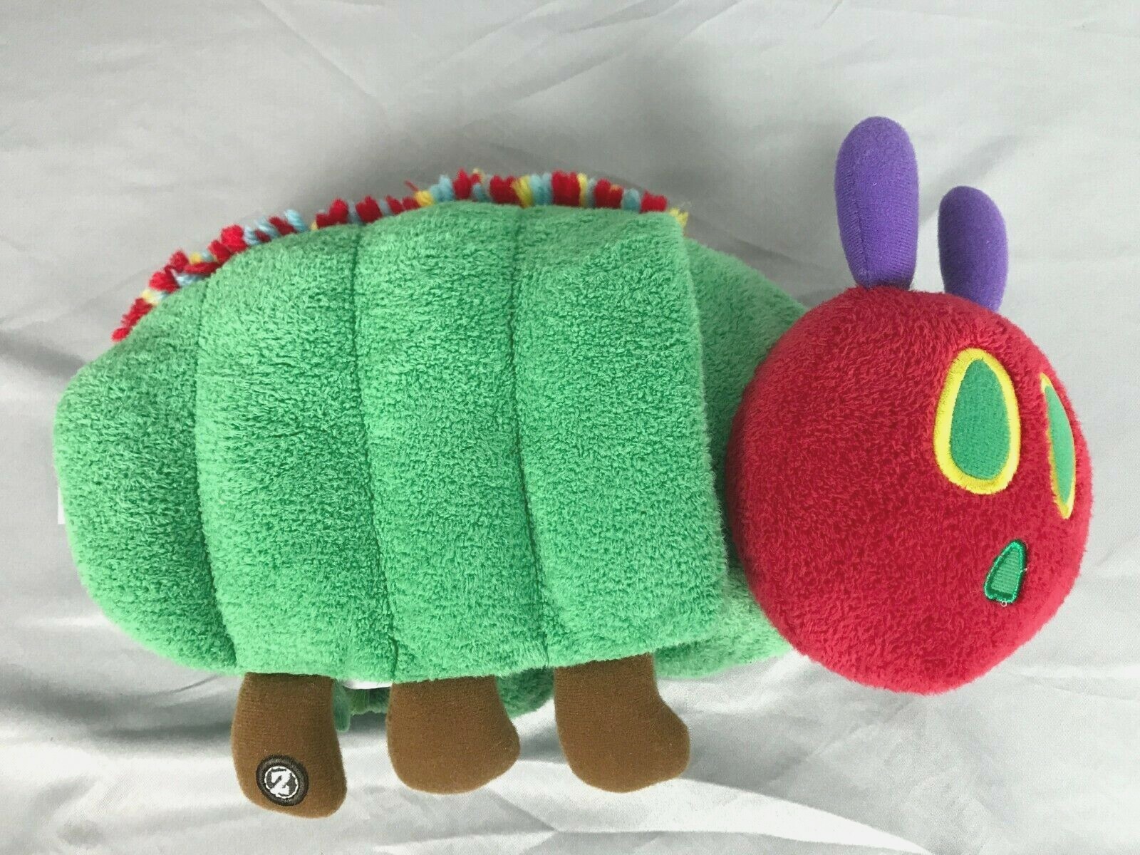 Zoobies Eric Carle stuffed animal plush Cloth Book The Very Hungry Caterpillar