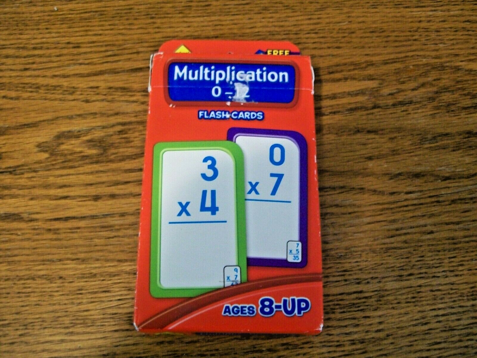 School Zone Multiplication 0-12 Flash Cards (55 Problem + Parent Card) Ages 8-UP