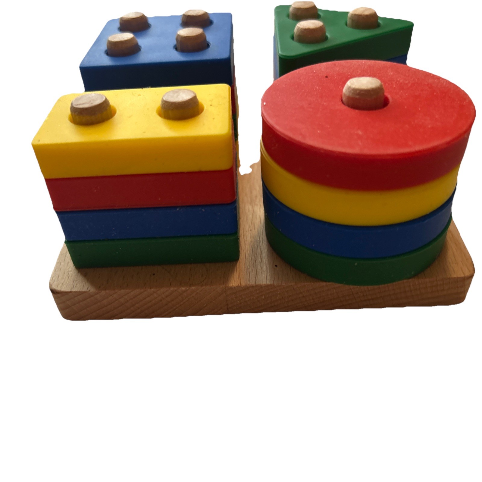 Elbebe Silicone Stackable Shapes BPA Free 1 Year-4 Years Montessori Toy New