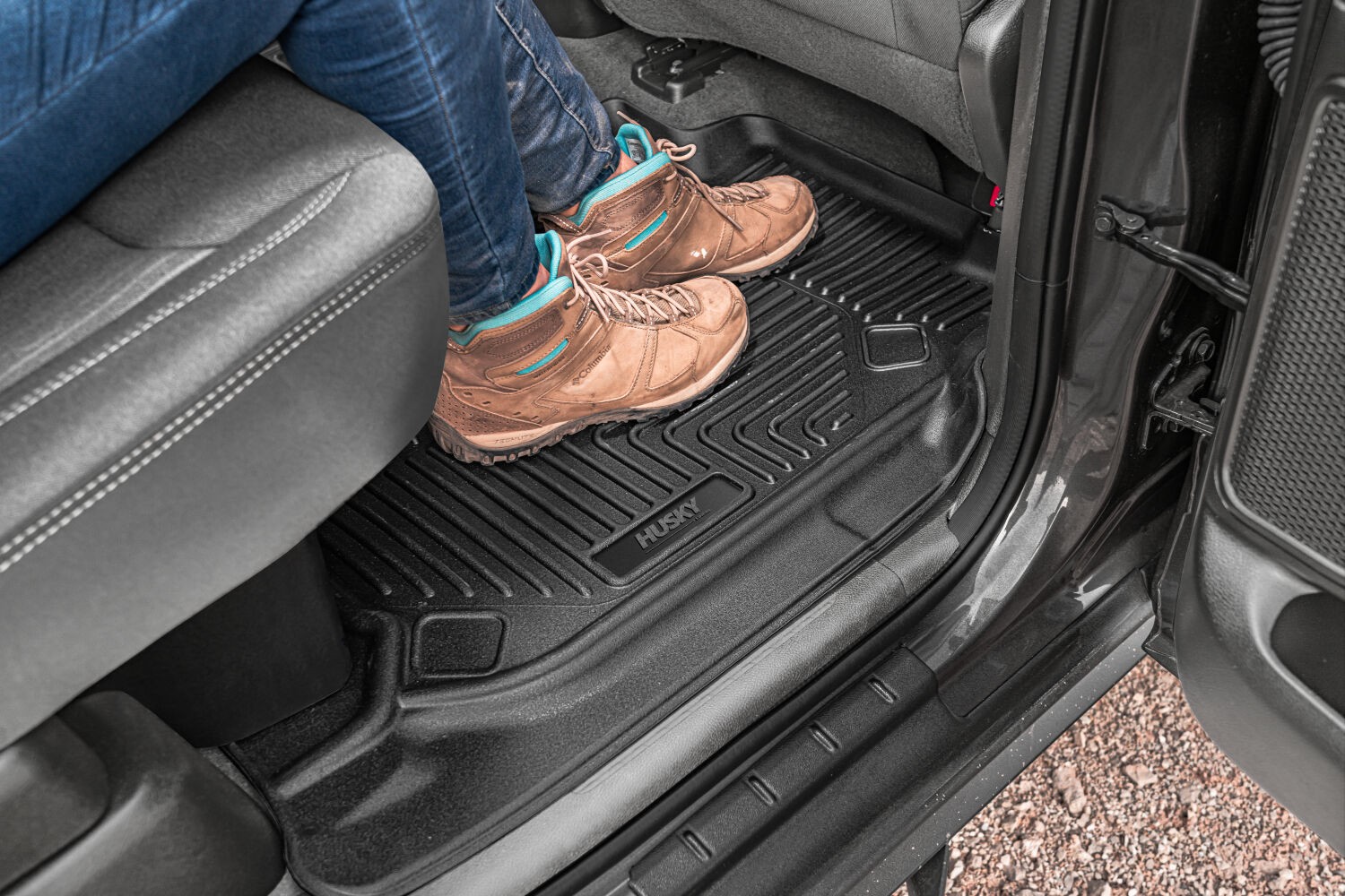 1723 Pacifica Front Floor Liners X Act Contour Series Black