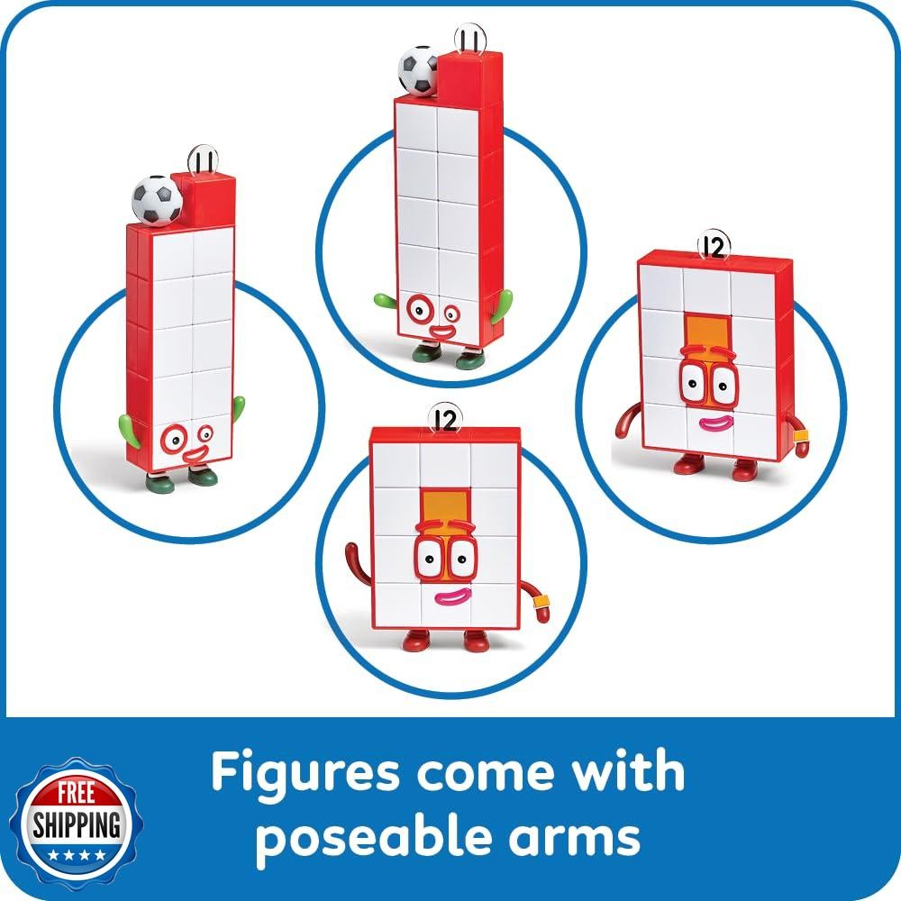 hand2mind Numberblocks Friends Eleven and Twelve Figures, Numbers for Toddler