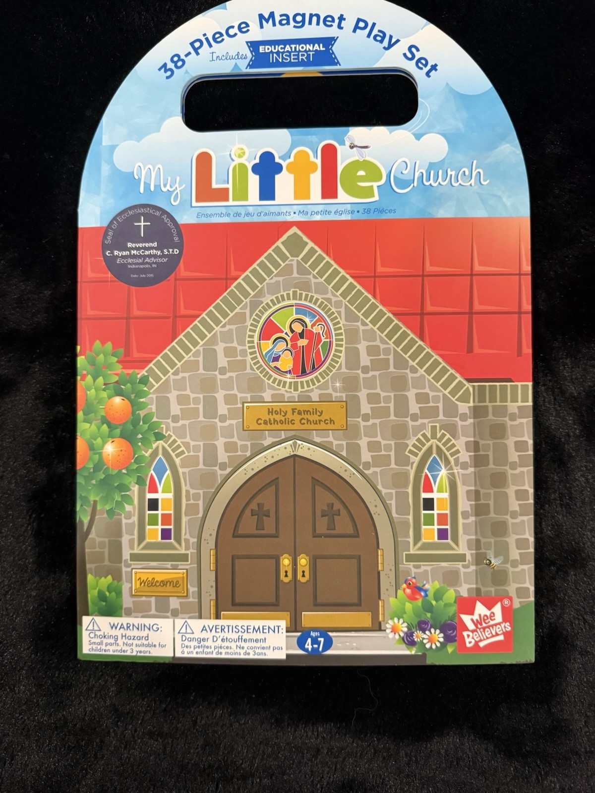 Wee Believers My Little Catholic Church 37 Piece Magnet Book Play Set Trifold