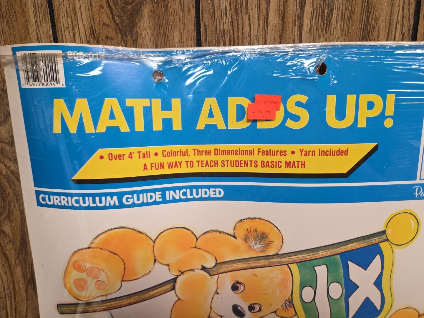 Vintage 1988 Math Adds Up! Bulletin Board Set By Peck Inc.