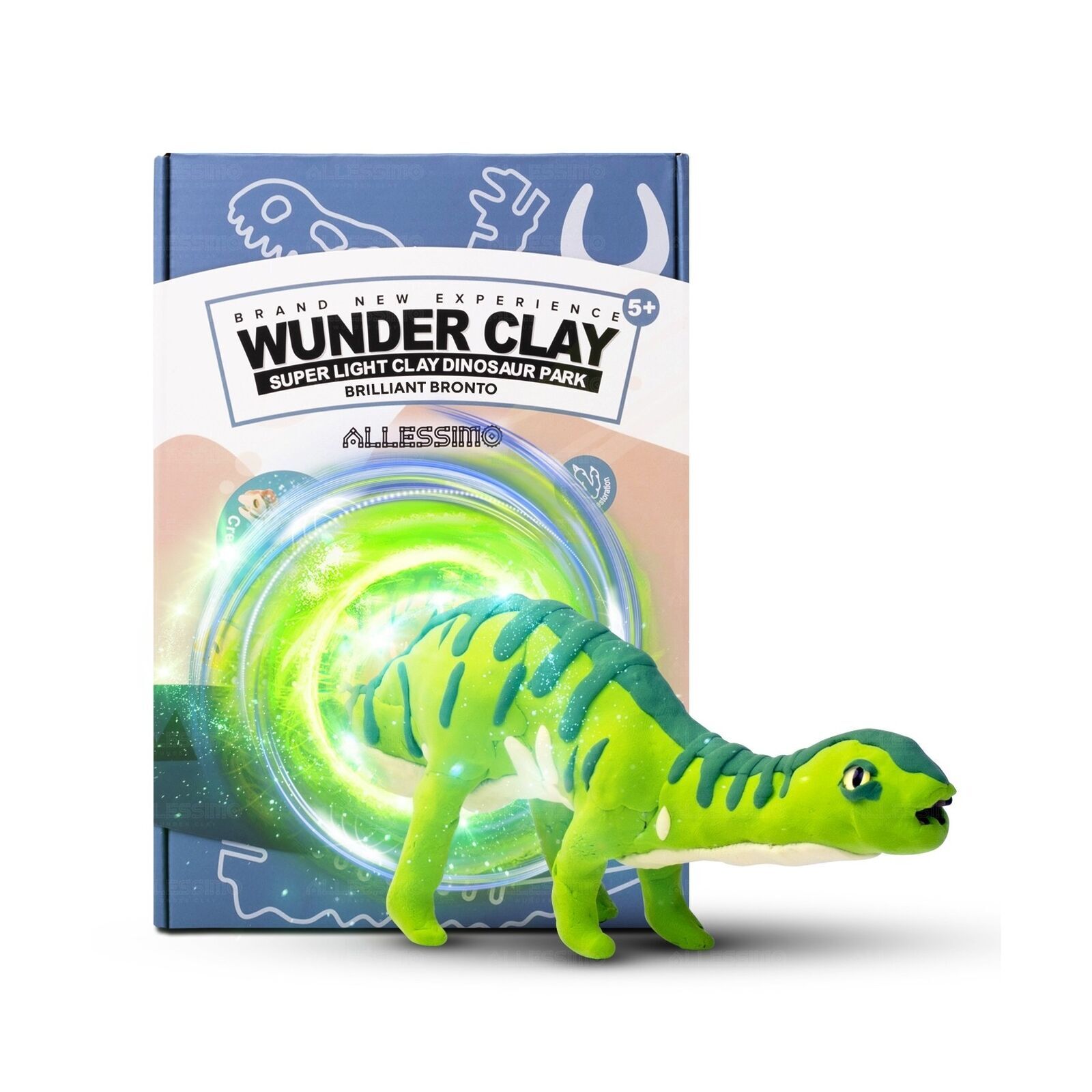 Wunder Clay Super Light Clay Dinosaur Park Jurassic Beast by Allessimo – NEW