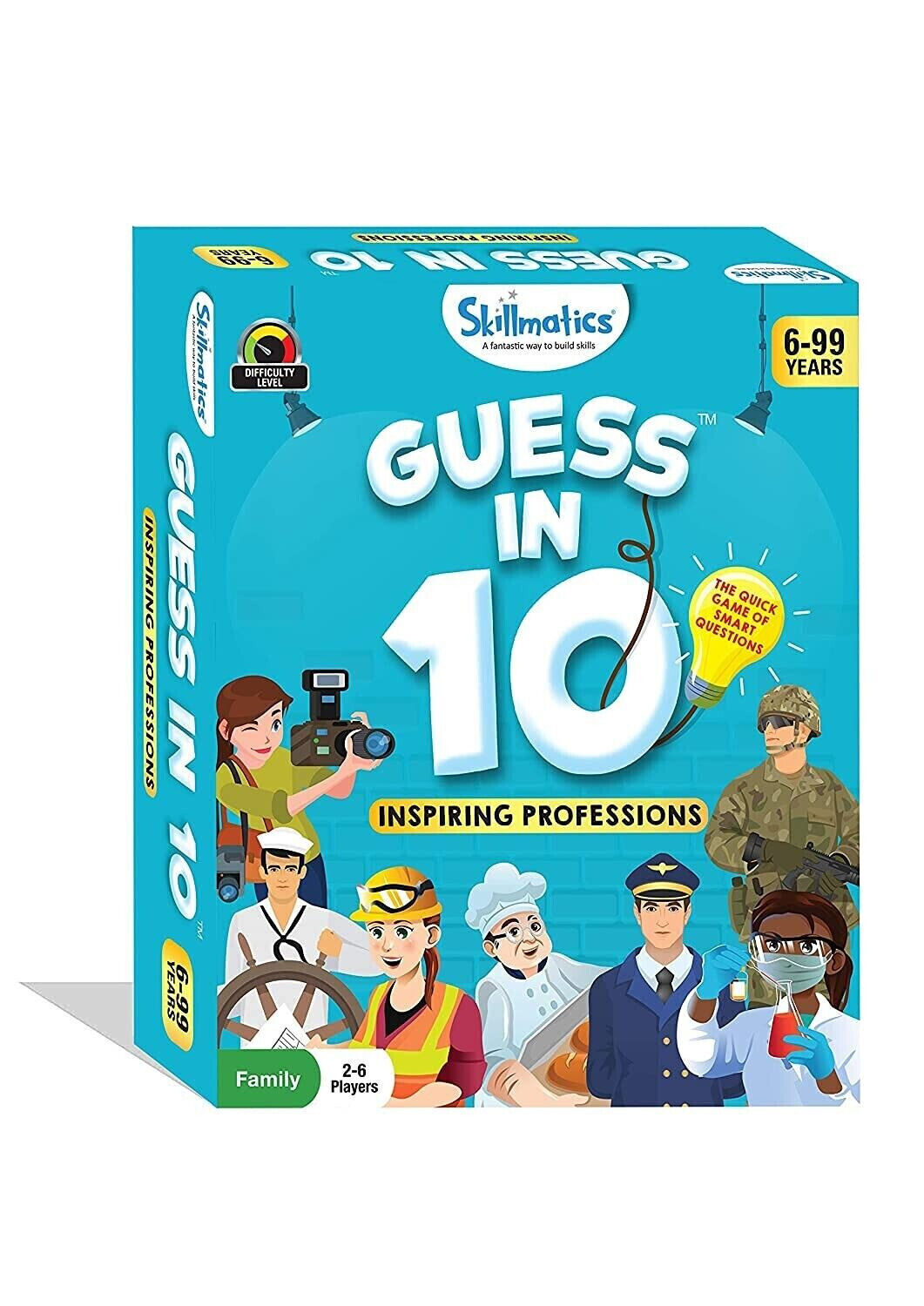 Skillmatics Card Game : Guess in 10 Inspiring Professions | Gifts for Ages 6+Yrs