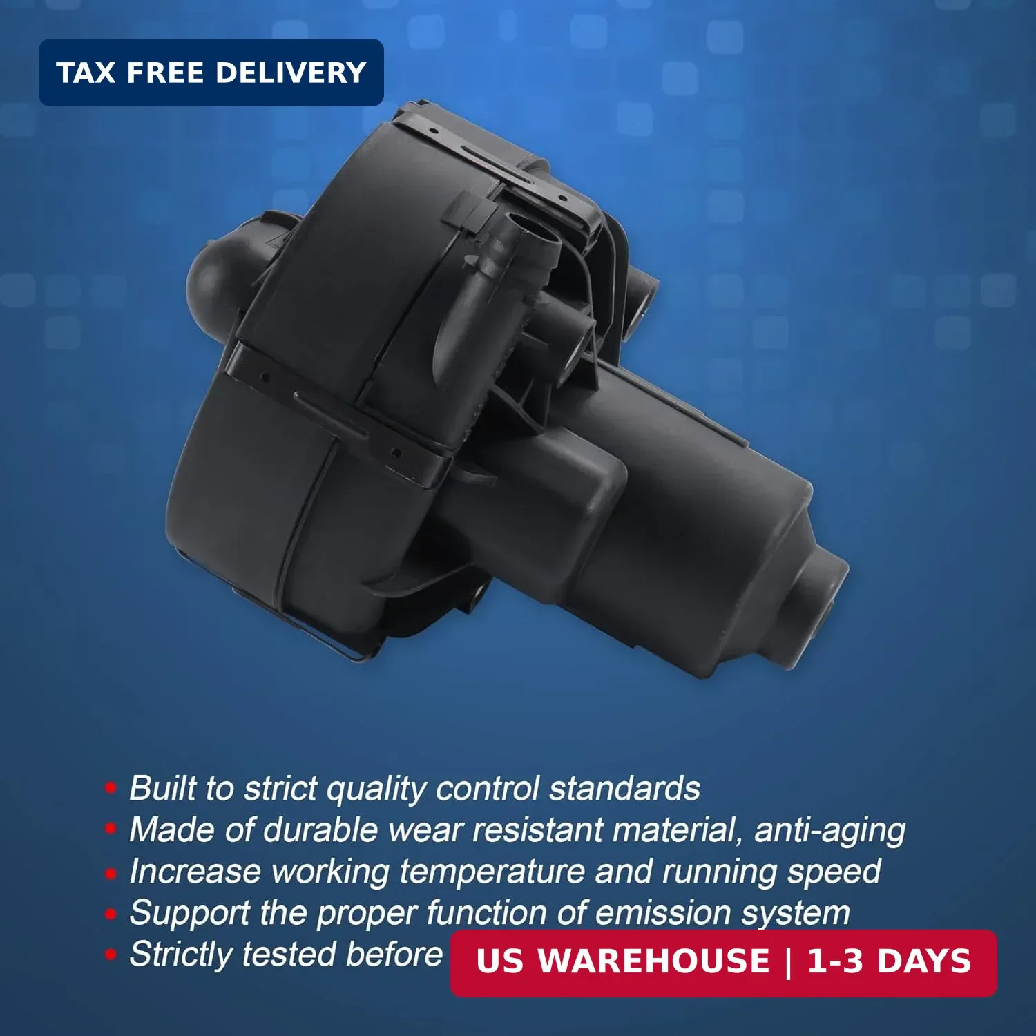 JDMSPEED New Secondary Air Injection Smog Air Pump 0580000025 0001405185 Replace