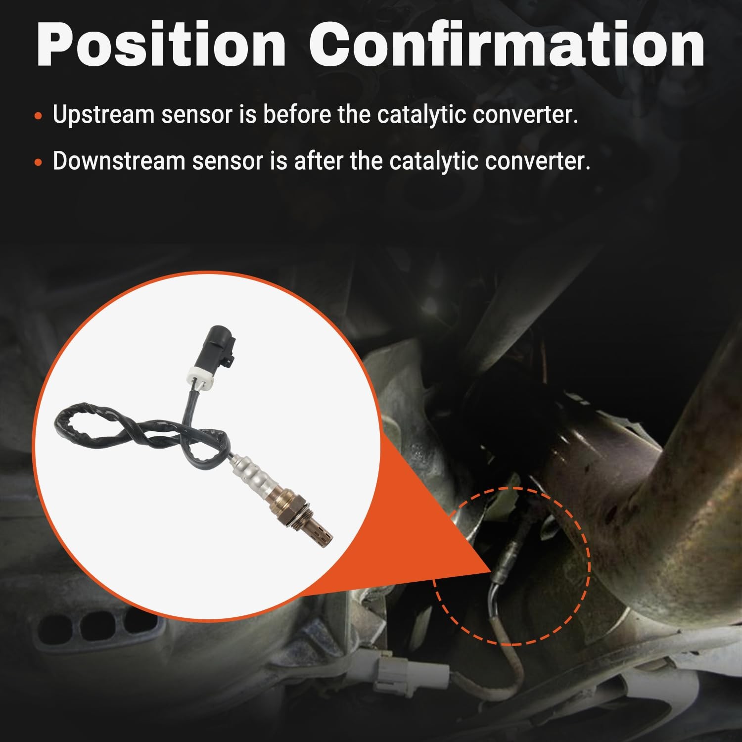 2PCS 15717 Oxygen Sensor Upstream Downstream O2 for Ford F150 F250 F350