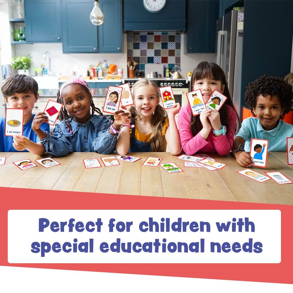 Autism Communication Cards: 27 Flash Cards for Nonverbal Children & Adults