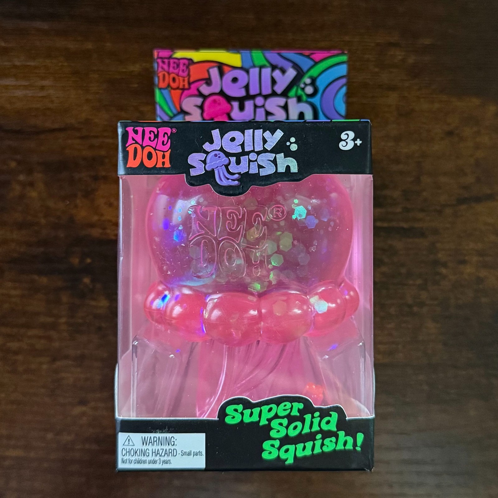 Schylling NeeDoh Jelly Squish Select Color Pink Purple Blue NEW