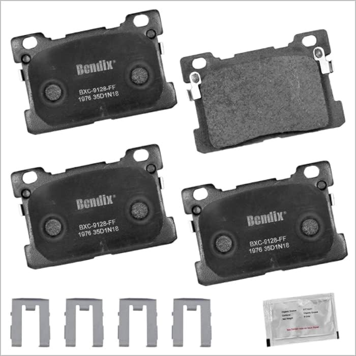 Bendix Priority 1 Ceramic Brake Pads Set For Genesis G90 2017 2018