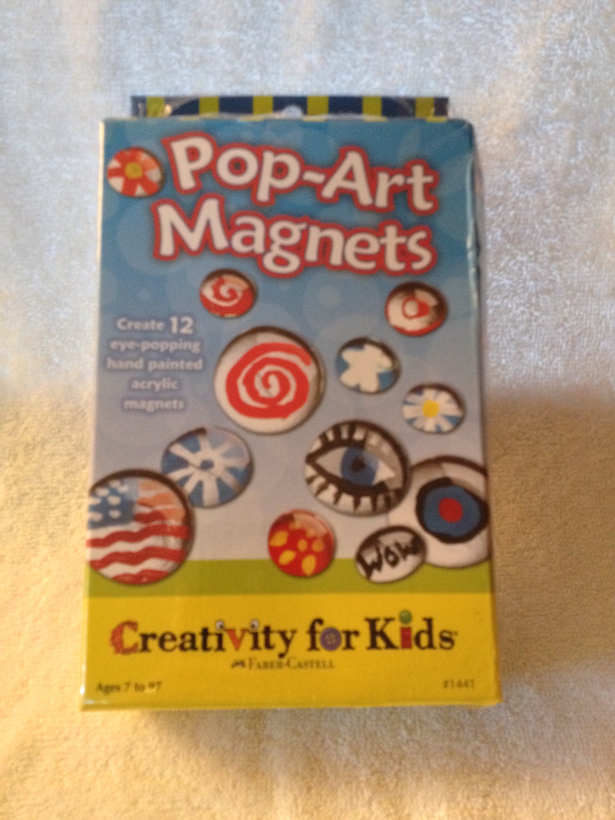 NEW Creativity for Kids, Pop-Art Magnets, Acrylic Magnets