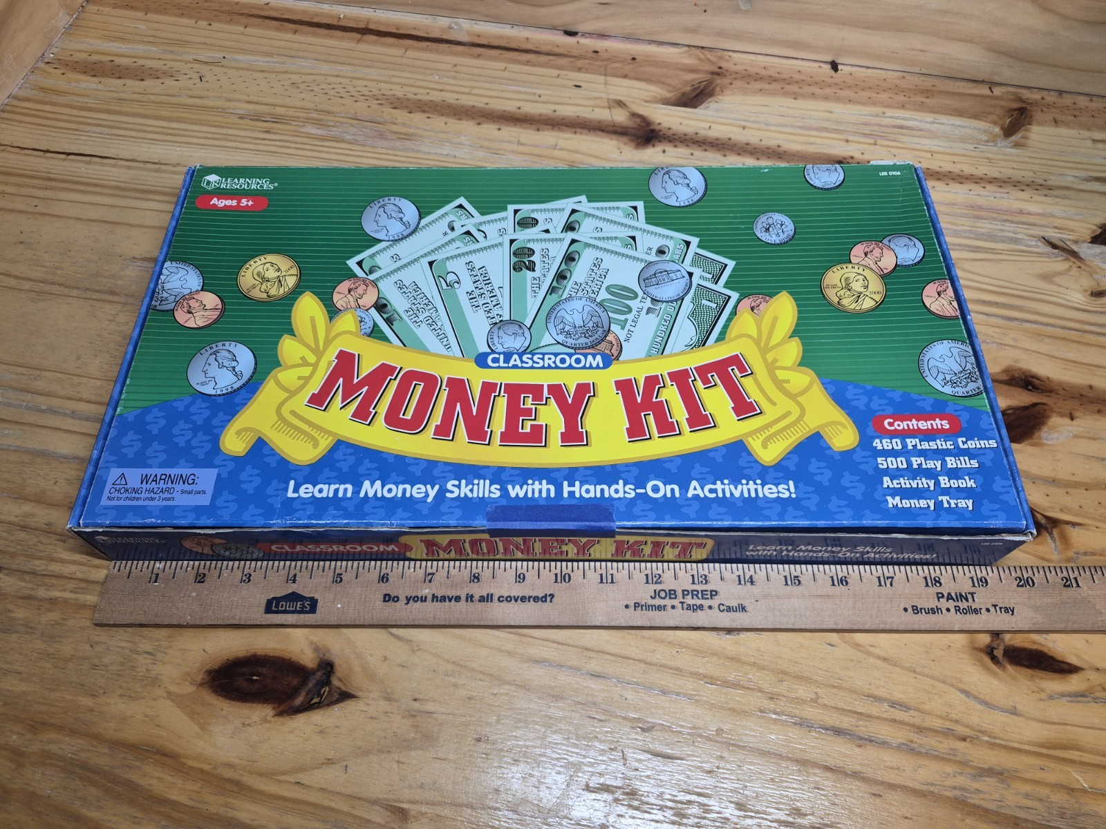 Learning Resources Classroom Money Kit grades K-4 Elementary Teaching Aid