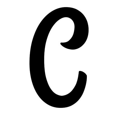 Creative Teaching Press Stylish Black 2″ Uppercase Letter Stickers (8751)