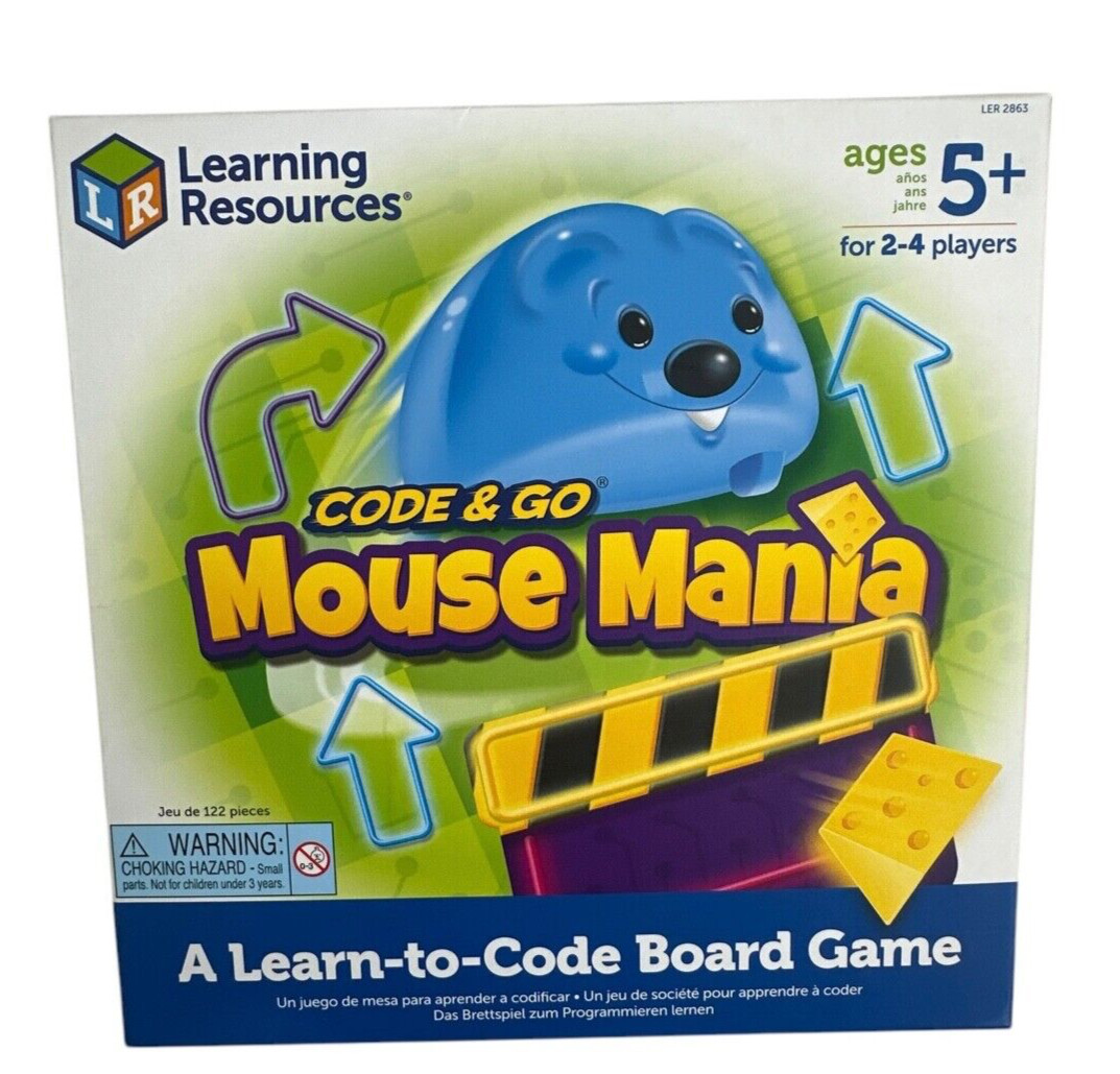 New – Learning Resources Code & Go Mouse Mania Board Game – Ages 5+