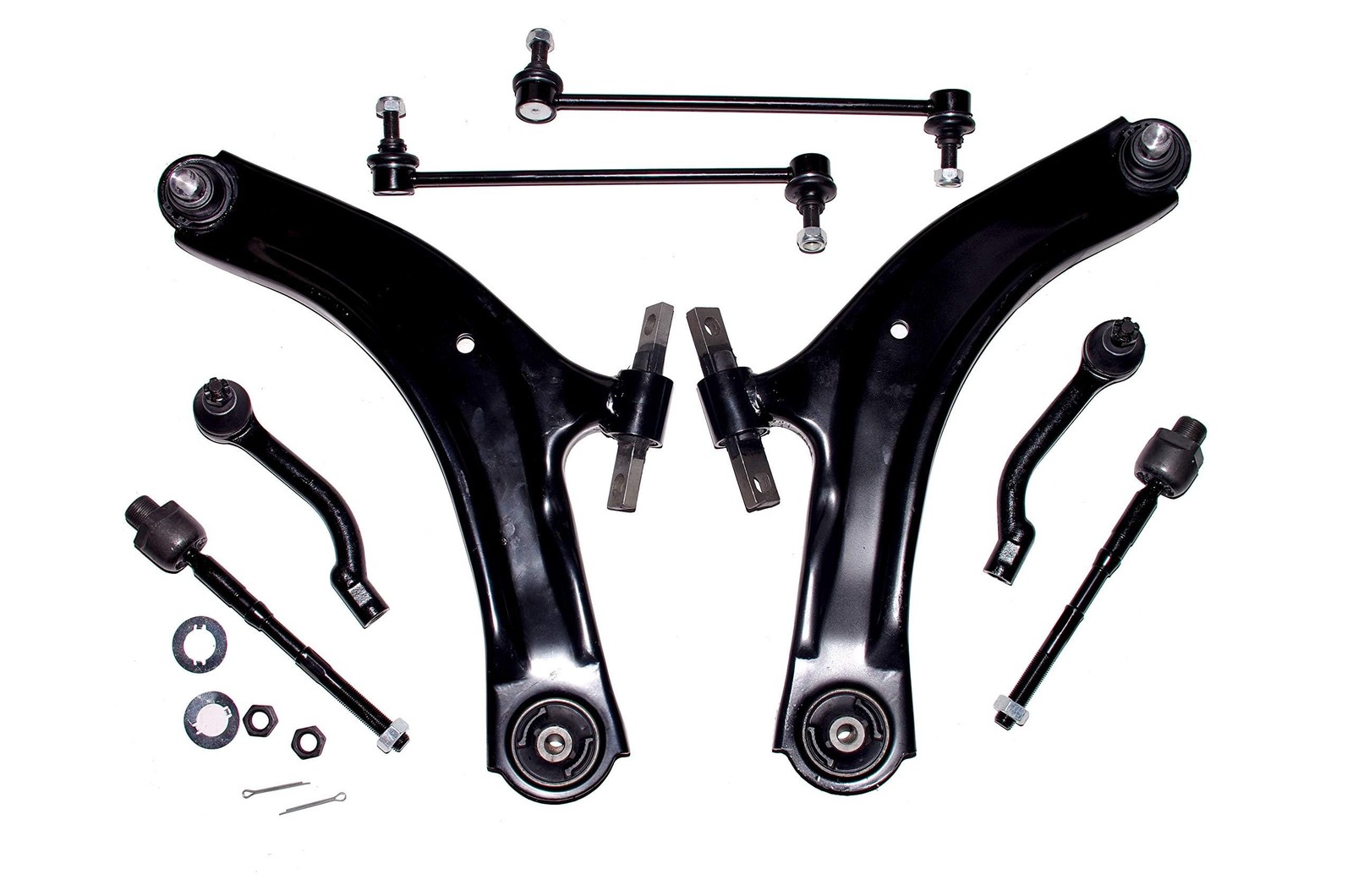8pc Front Lower Control Arms – Suspension Kit for Nissan Rogue 2008-2013 & Se…