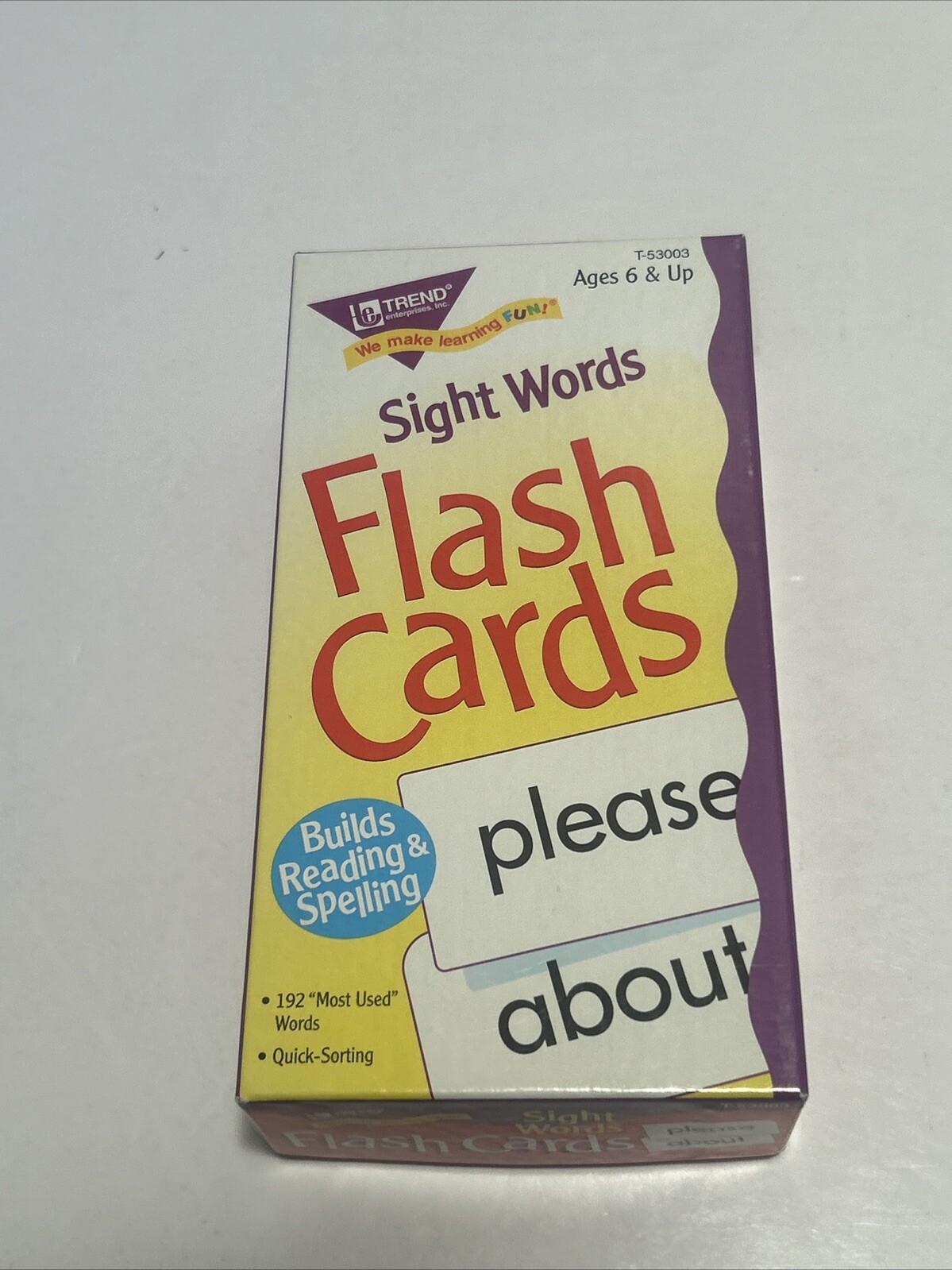 5 Te TREND Flash Cards 6 & Up
